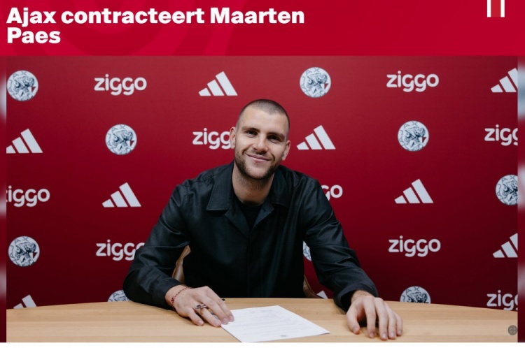 开云电竞-官方：阿贾克斯签下27岁印尼国门佩斯，合同至2029年6月