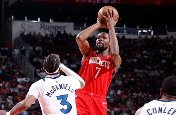 开云官方网站-不容易！杜兰特39分7助，火箭艰难逆转森林狼，全队都该加练罚球